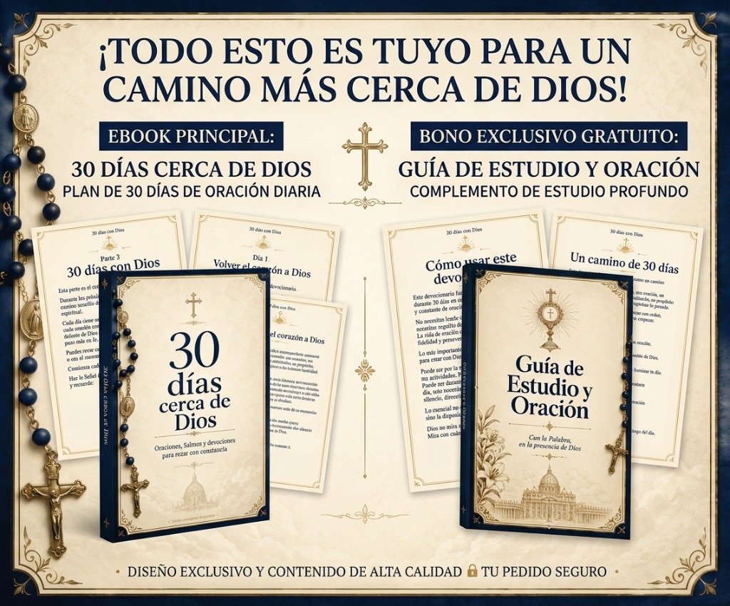 Mockup 30 Días Cerca de Dios y Guía de Estudios y Oración